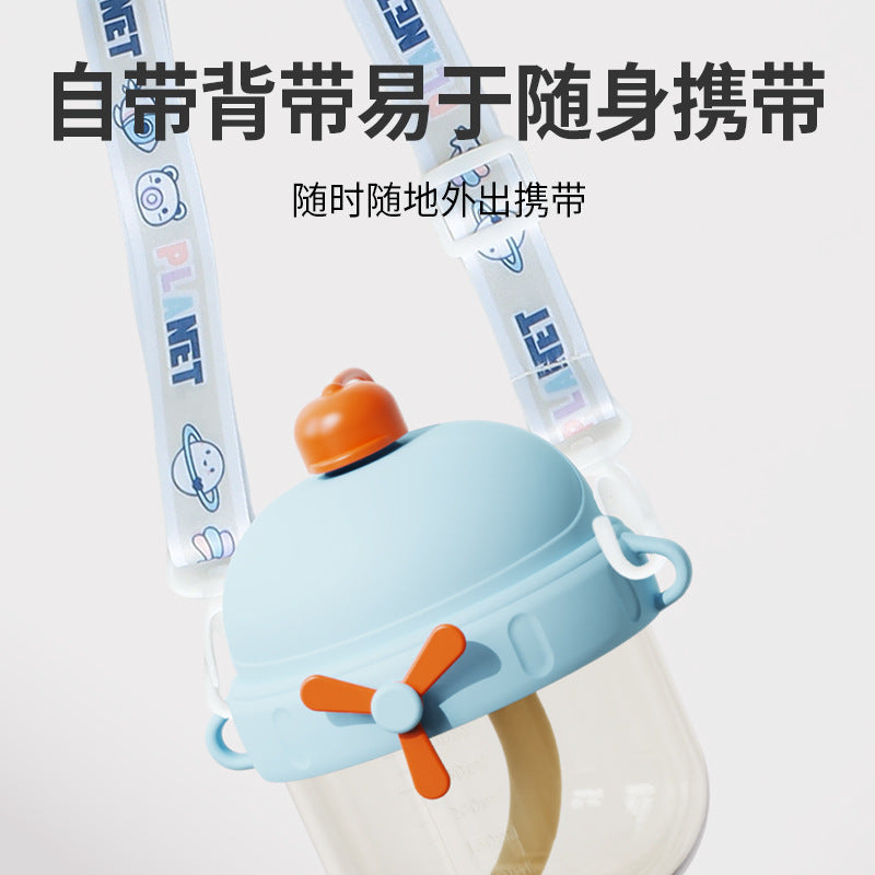 Baby drinking cup special sippy cup children's milk cup with scale strap baby cup wholesale cup