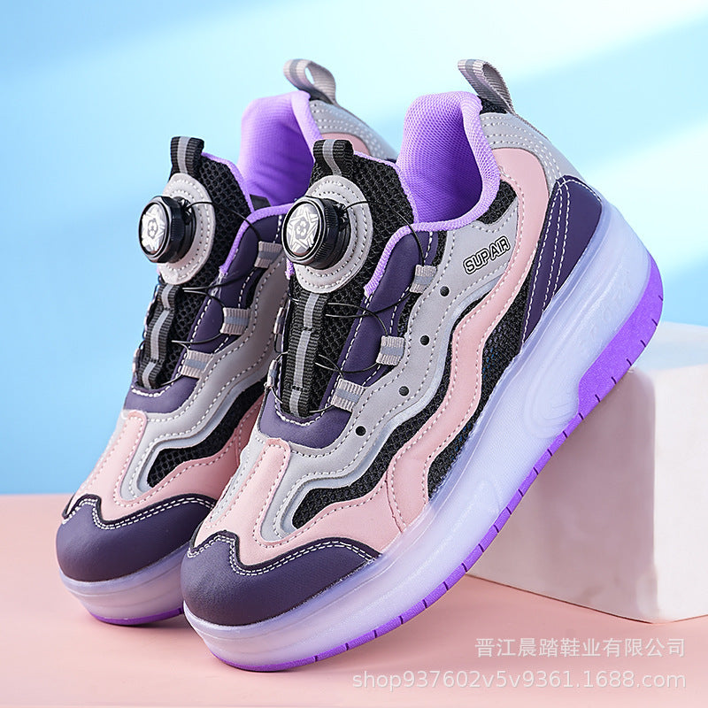 Explosive Heelys Shoes Boys Summer Breathable Children Pupils sneaker Light Shoes Skating Skate Shoes Girls