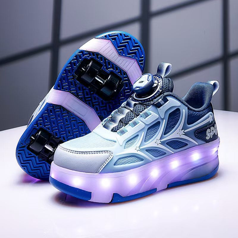 Explosive Heelys Shoes Boys Summer Breathable Children Pupils sneaker Light Shoes Skating Skate Shoes Girls