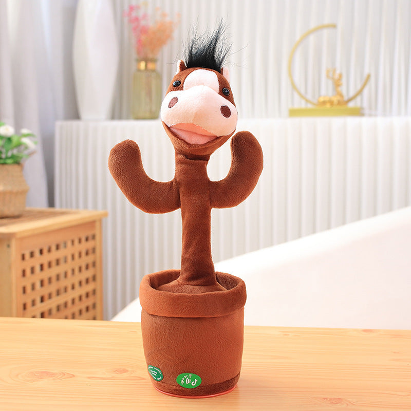 Cartoon Electric Toy Sand Sculpture Twist and Twist, Magic, Learning to Talk, Singing, Dancing, Learning to Tongue, Infant and Baby