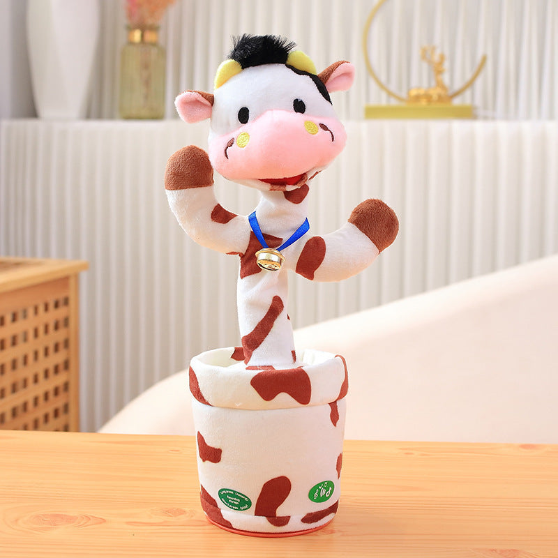 Cartoon Electric Toy Sand Sculpture Twist and Twist, Magic, Learning to Talk, Singing, Dancing, Learning to Tongue, Infant and Baby