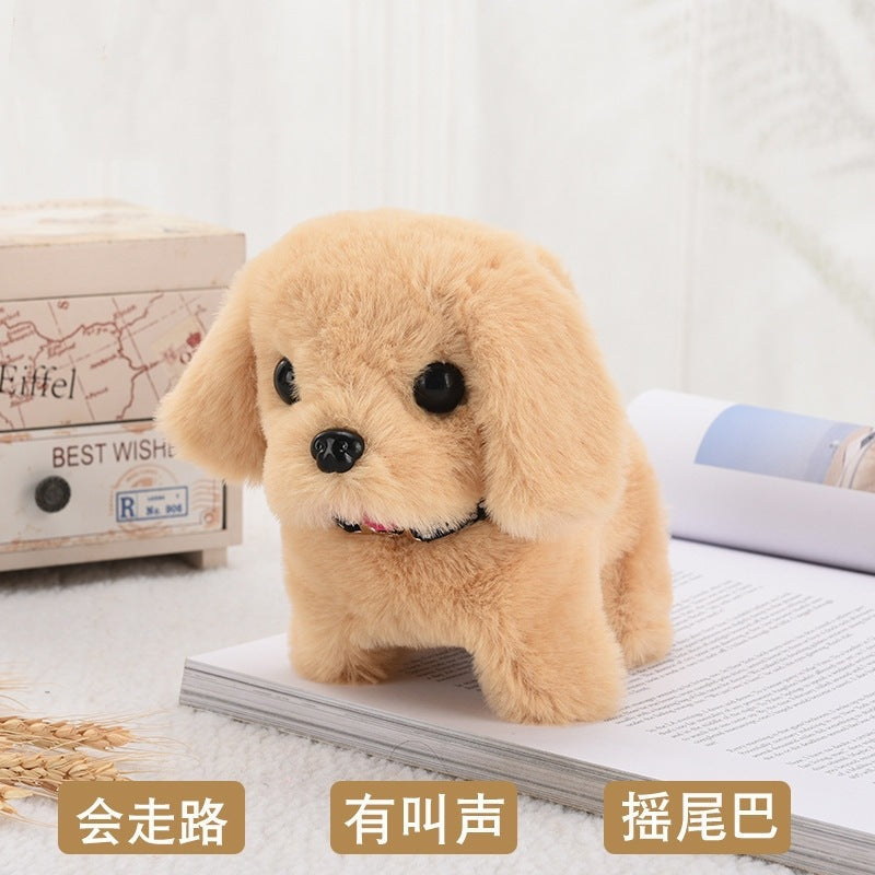 Children's Toy Dog and Rabbit That Can Walk and Bark, Simulated Electric Plush Puppy, Cute Pet Gift for Boys and Girls