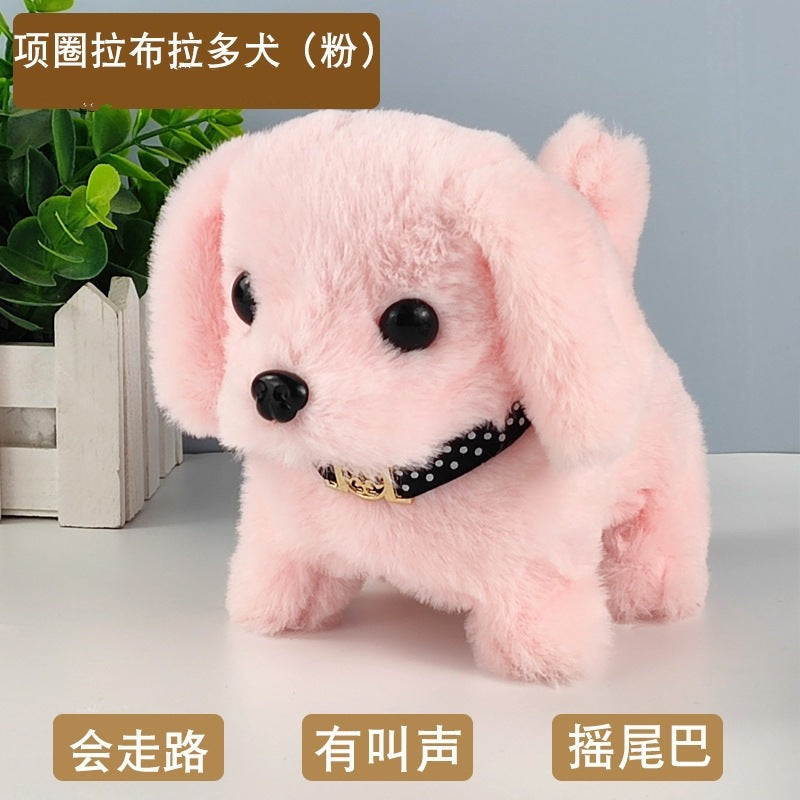 Children's Toy Dog and Rabbit That Can Walk and Bark, Simulated Electric Plush Puppy, Cute Pet Gift for Boys and Girls
