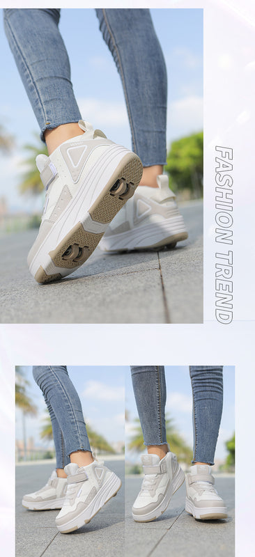 Roller Shoes for Girls, Sports Four-Wheel Roller Shoes, 2026 New Spring Model, Children's Roller Skates for Older Kids