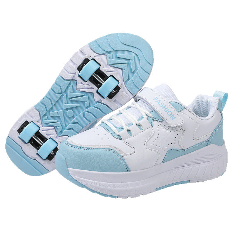 Roller Shoes for Girls, Sports Four-Wheel Roller Shoes, 2026 New Spring Model, Children's Roller Skates for Older Kids