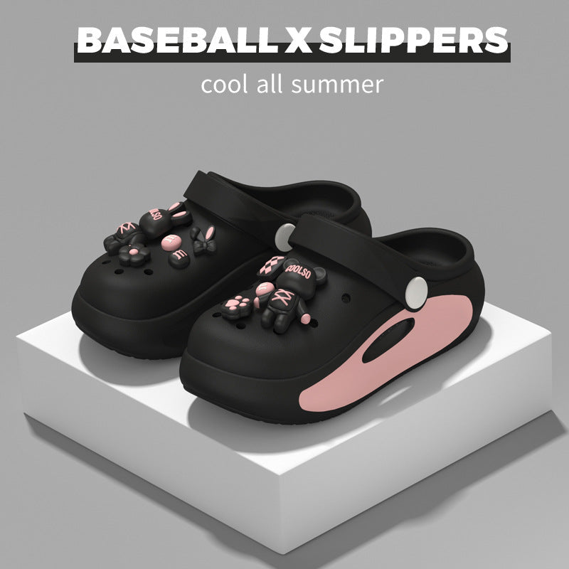 Summer Outdoor Cave Shoes Women's Beach Wading Cool Shoes Home Women Sandals and Slippers Commuter Leisure Sandals and Shoes