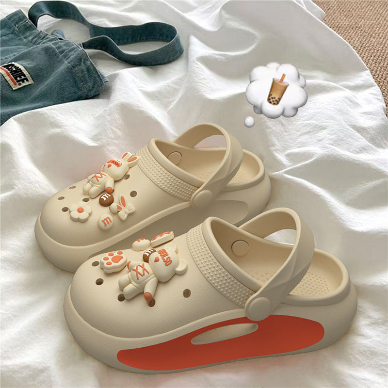 Summer Outdoor Cave Shoes Women's Beach Wading Cool Shoes Home Women Sandals and Slippers Commuter Leisure Sandals and Shoes