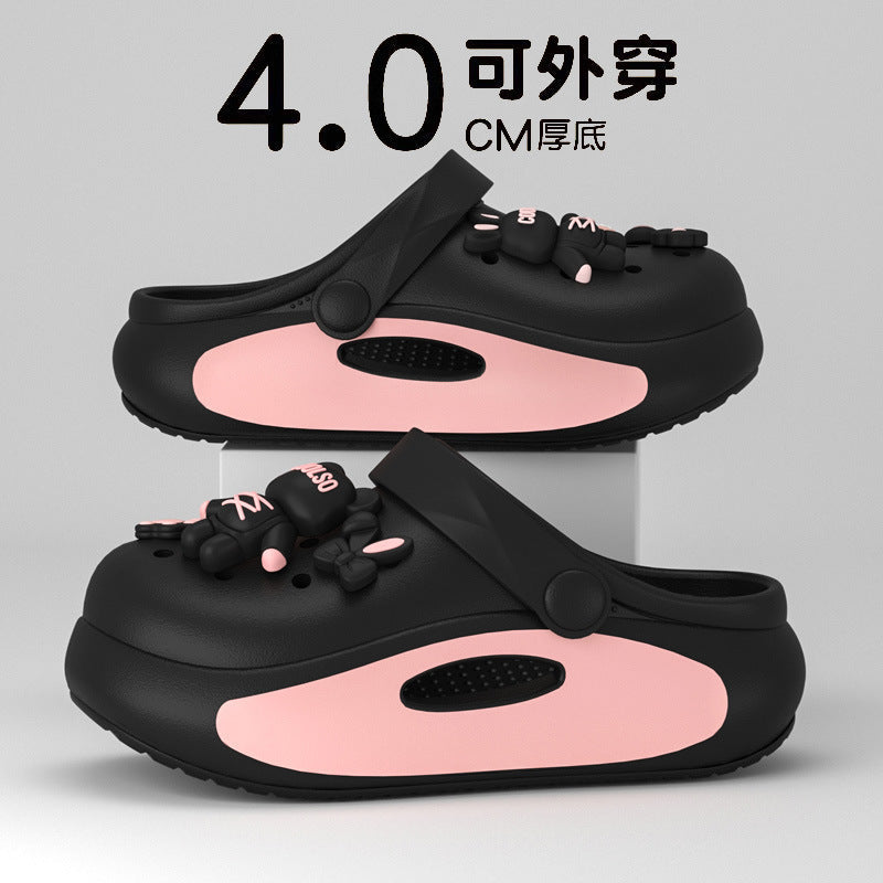 Summer Outdoor Cave Shoes Women's Beach Wading Cool Shoes Home Women Sandals and Slippers Commuter Leisure Sandals and Shoes