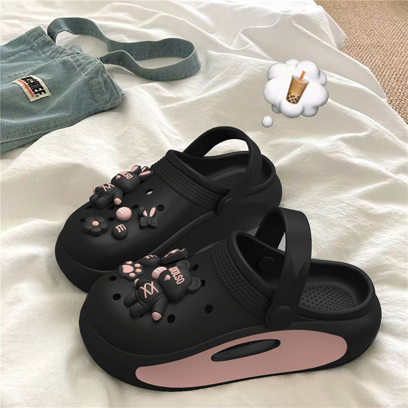 Summer Outdoor Cave Shoes Women's Beach Wading Cool Shoes Home Women Sandals and Slippers Commuter Leisure Sandals and Shoes