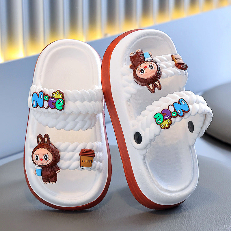 Baby Sandals Summer 2025 New Toddler Clogs Children's Ultra-Lightweight Girls' Fabric Non-Slip Beach Shoes