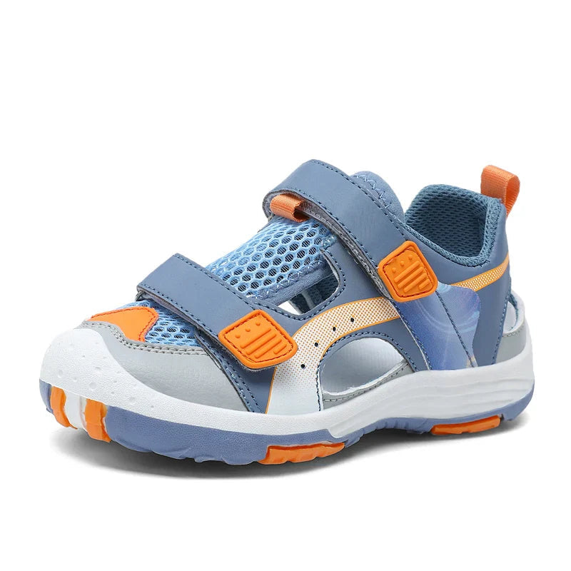 Boys Soft Sandals Fashion Children Shoes Solid Color Baby Sole Anti-slip Anti collision outdoor Girls Sandalias Flat Beach