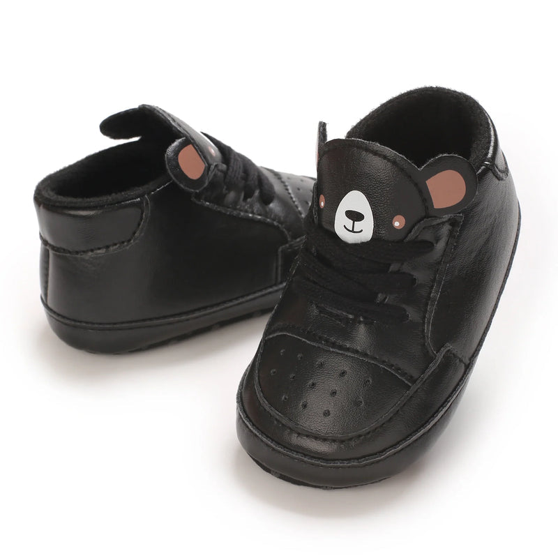 Cute Cartoon Baby Shoes For Spring And Autumn 0-18M Newborn Boys And Girls Anti Slip Walking Shoes Soft Soled Sports Shoes