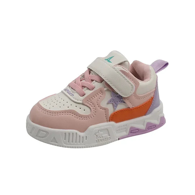 fashionable running shoes with star patternssNew stylechildren's breathable sports shoes forboys and girls,outdoor casual shoes