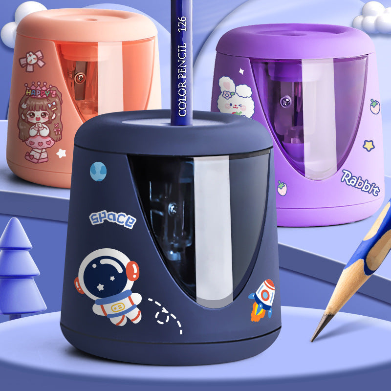 Pencil Sharpener Automatic Pencil Sharpener Special Electric Pencil Sharpener for Children and Primary School Students Charging Automatic Lead Pencil Sharpener