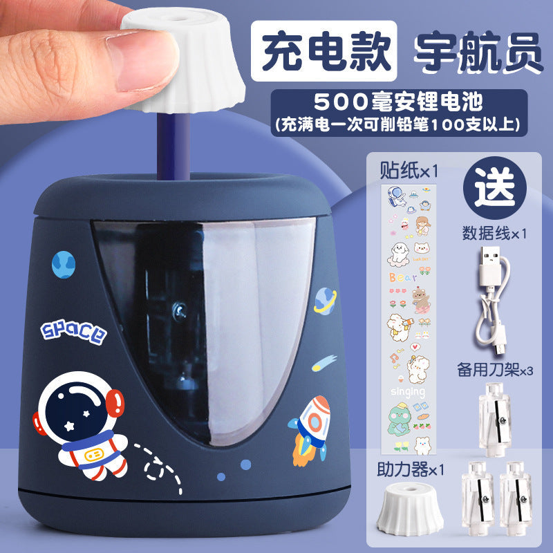Pencil Sharpener Automatic Pencil Sharpener Special Electric Pencil Sharpener for Children and Primary School Students Charging Automatic Lead Pencil Sharpener