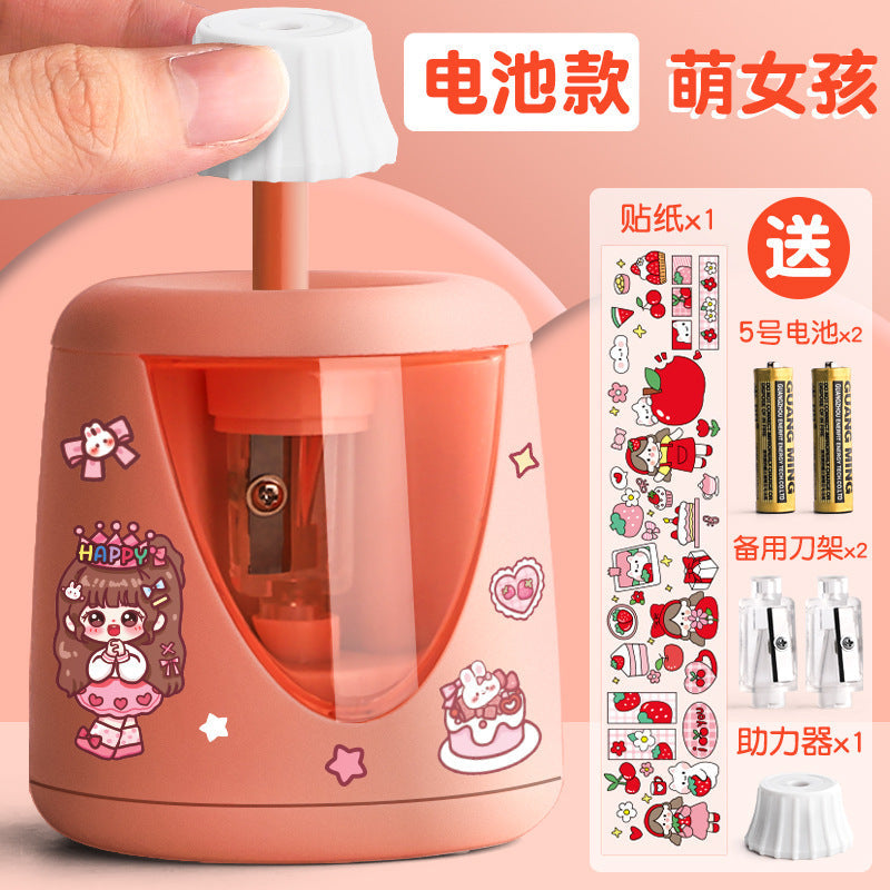 Pencil Sharpener Automatic Pencil Sharpener Special Electric Pencil Sharpener for Children and Primary School Students Charging Automatic Lead Pencil Sharpener