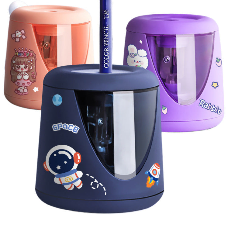 Pencil Sharpener Automatic Pencil Sharpener Special Electric Pencil Sharpener for Children and Primary School Students Charging Automatic Lead Pencil Sharpener