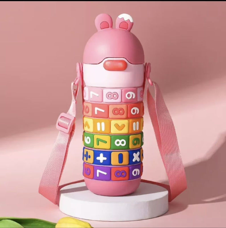Children's Thermos Cup 316 Stainless Steel Cute and Fun Water Cup Cartoon Portable Student Kidsren's Straw Cup Wholesale