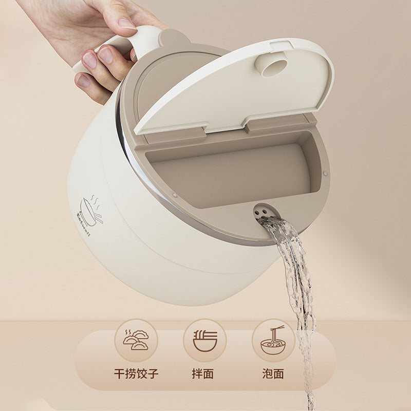 304 Stainless Steel Large-Capacity Instant Noodle Bowl with Drainable Water, Convenient Noodle Bowl with Lid, Student Rice Bowl, Office Worker Lunch Box