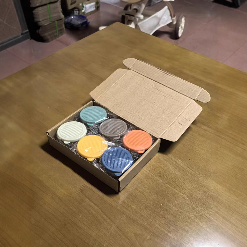 Cross-border Mini 304 Stainless Steel Dip Seasoning Box Cartoon Bear Plate with Lid Tomato Sauce Salad Sauce Cup