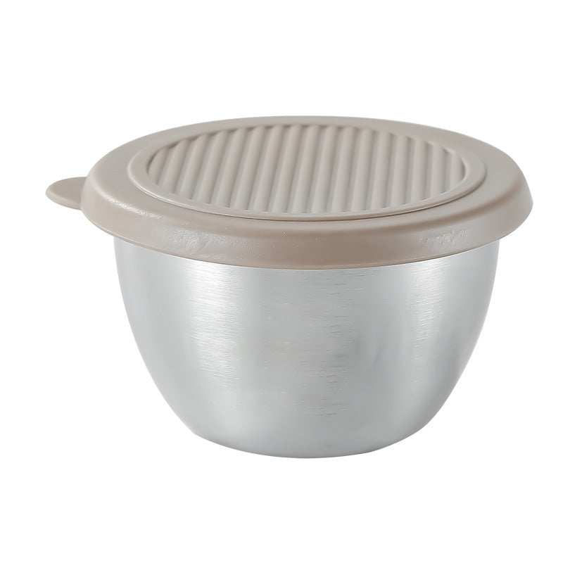 Cross-border Mini 304 Stainless Steel Dip Seasoning Box Cartoon Bear Plate with Lid Tomato Sauce Salad Sauce Cup