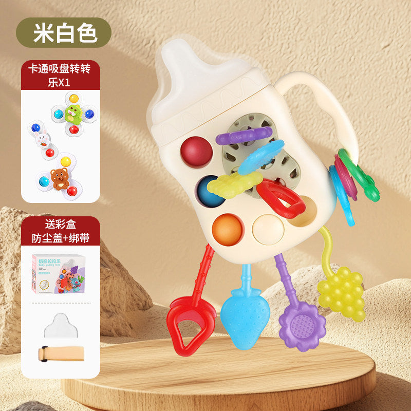 Pull-And-Play Baby Toy for 6 Months and Up, Educational and Chewable, Suitable for 0-1 Year Old Boys and Girls