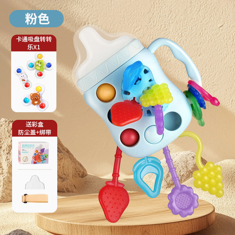 Pull-And-Play Baby Toy for 6 Months and Up, Educational and Chewable, Suitable for 0-1 Year Old Boys and Girls