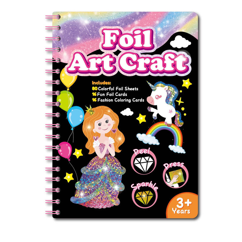 Cross-border Magic Art Painting Astronaut Children's Manual Transfer diy Colorful Shiny Magic Art Sticker