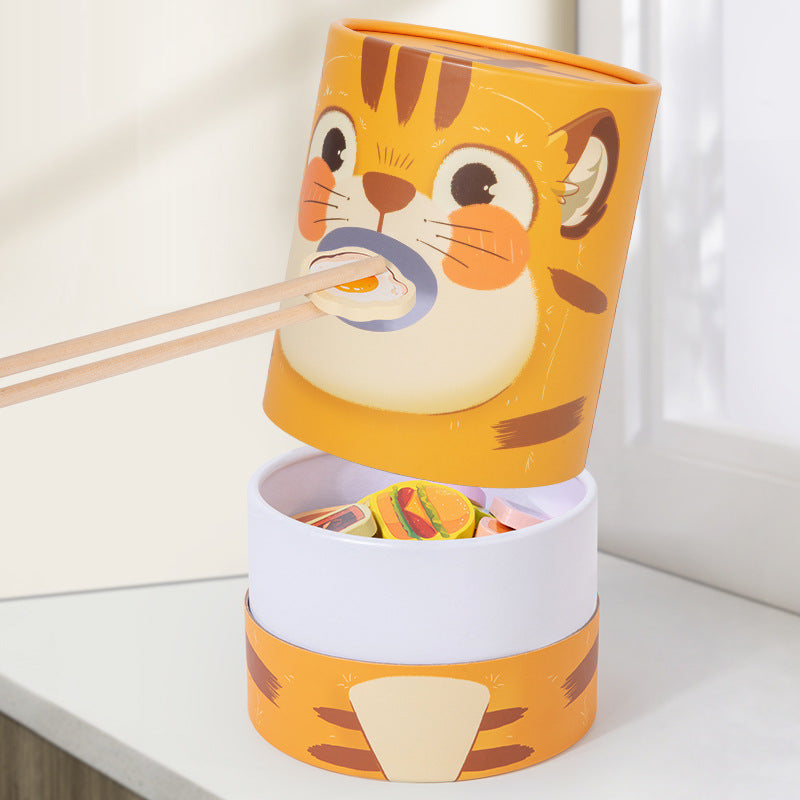 Children's Fun Feeding Training for Young Children's Finger Flexibility and Thinking Ability Educational Early Education Wooden Toys