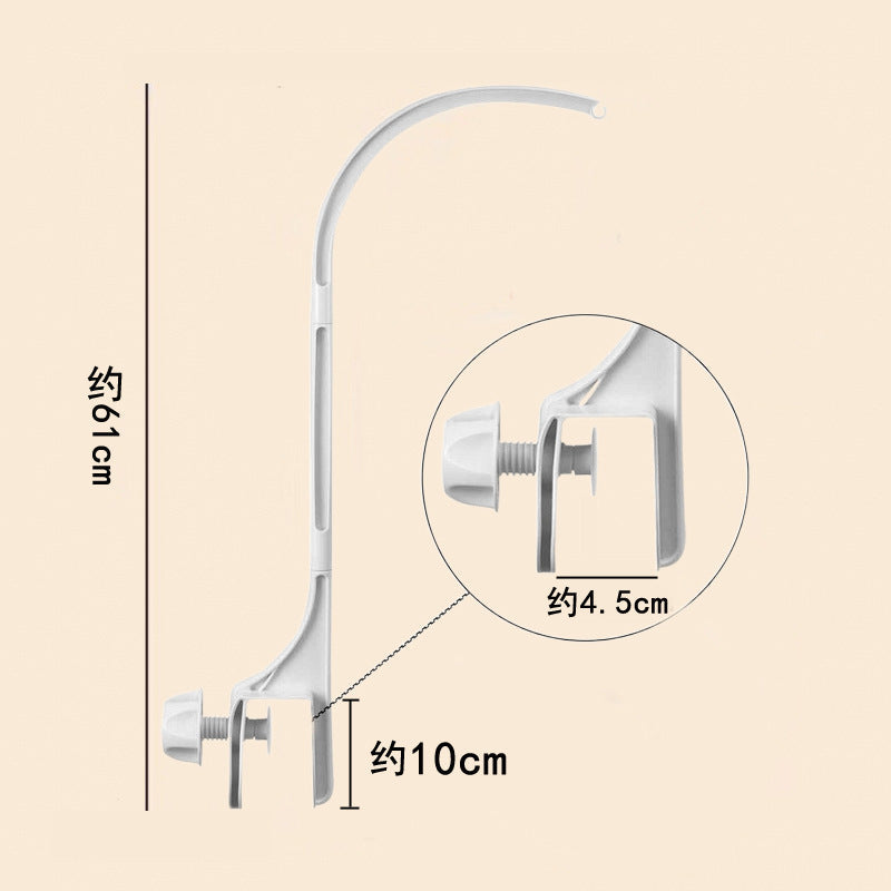 Baby Bedside Rattle Automatic Rotating DIY Bed Bell 35-Song Music Box Music Box Newborn Bracket Rod Accessories