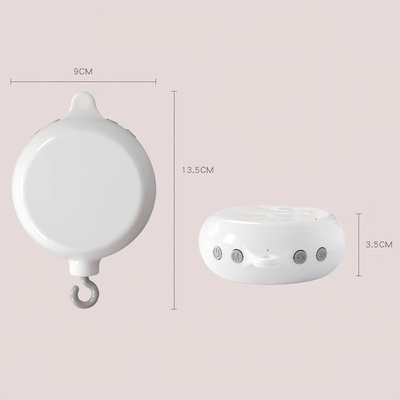 Baby Bedside Rattle Automatic Rotating DIY Bed Bell 35-Song Music Box Music Box Newborn Bracket Rod Accessories