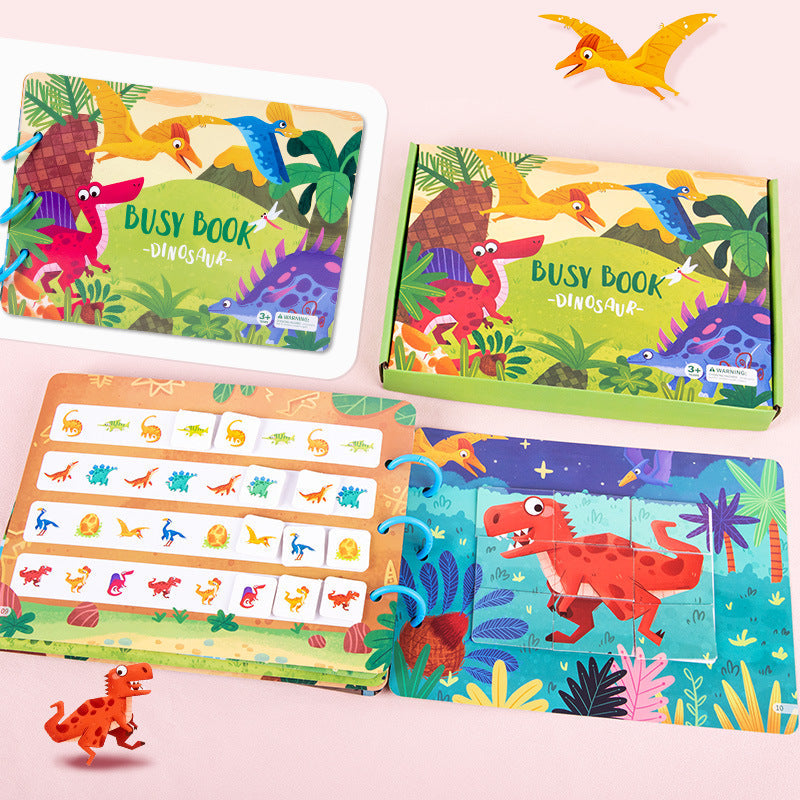 Enlightenment Early Education Quiet Paste Book Kindergarten Toy Baby Velcro Hand Tear Children Handmade Boys and Girls