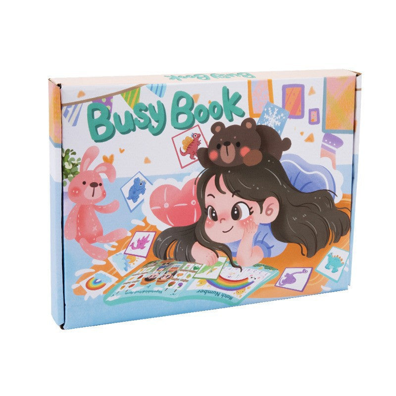 Enlightenment Early Education Quiet Paste Book Kindergarten Toy Baby Velcro Hand Tear Children Handmade Boys and Girls