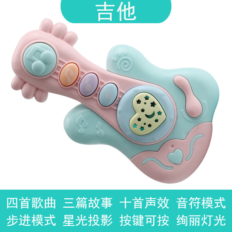 Baby Music Hand Clap Drum Light Projection Clap Drum 0-3 Years Old Infant Early Education Educational Kidsren's Rattle Toy