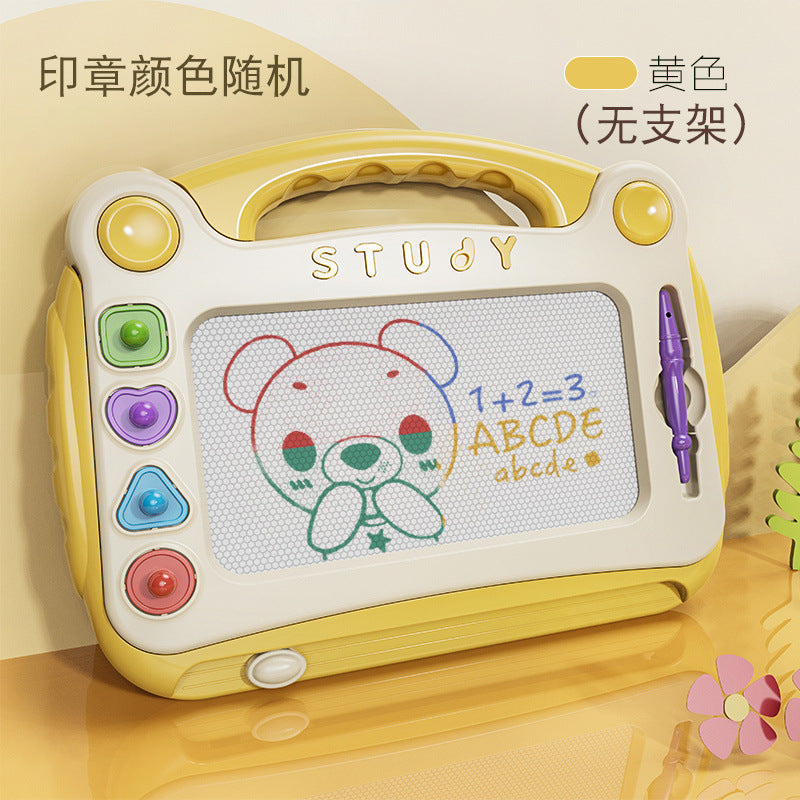 Cross-border children's toys four-color magnetic drawing board children's graffiti drawing board kindergarten writing board toys 0-3-6