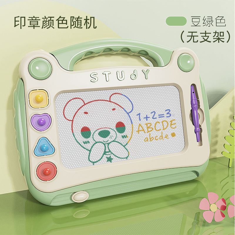 Cross-border children's toys four-color magnetic drawing board children's graffiti drawing board kindergarten writing board toys 0-3-6