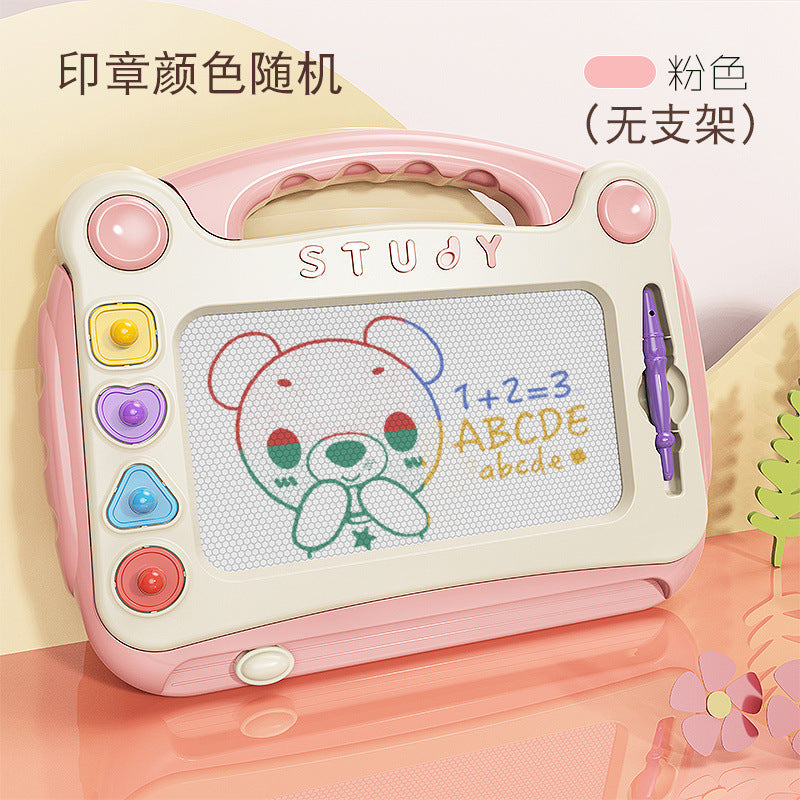 Cross-border children's toys four-color magnetic drawing board children's graffiti drawing board kindergarten writing board toys 0-3-6