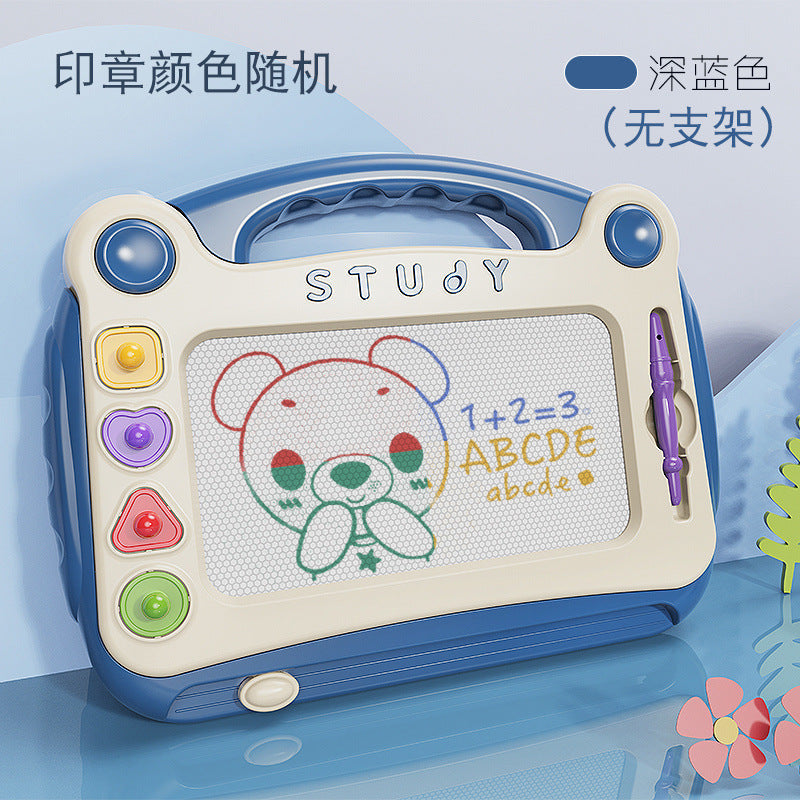 Cross-border children's toys four-color magnetic drawing board children's graffiti drawing board kindergarten writing board toys 0-3-6