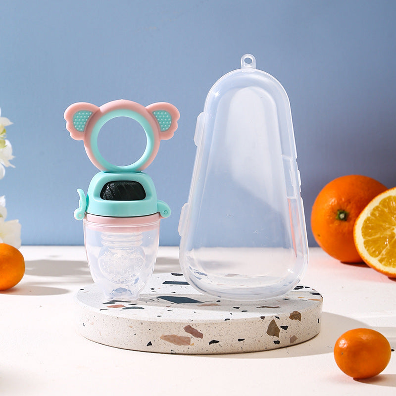 Baby push bite fruit and vegetable juice baby eat fruit push food supplement bite bag wholesale