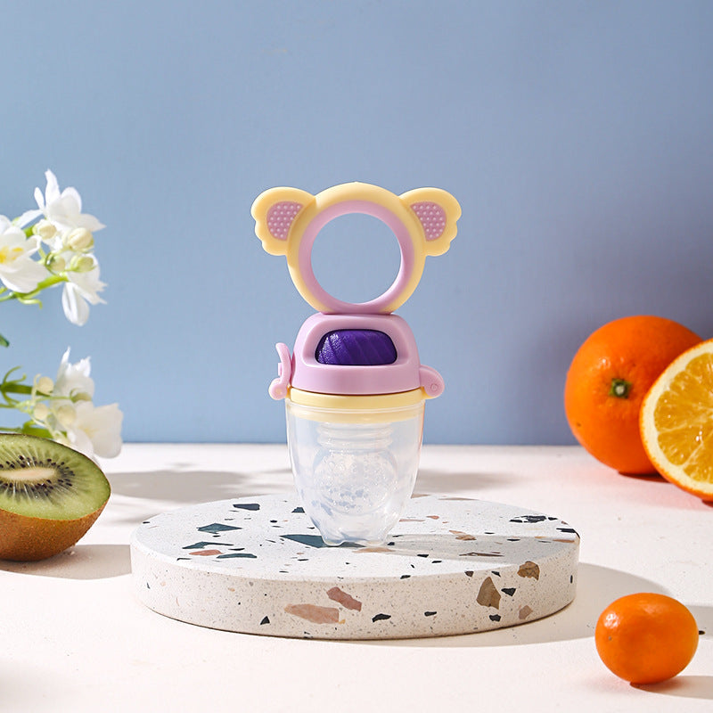 Baby push bite fruit and vegetable juice baby eat fruit push food supplement bite bag wholesale