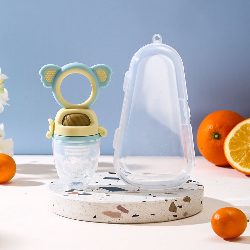 Baby push bite fruit and vegetable juice baby eat fruit push food supplement bite bag wholesale