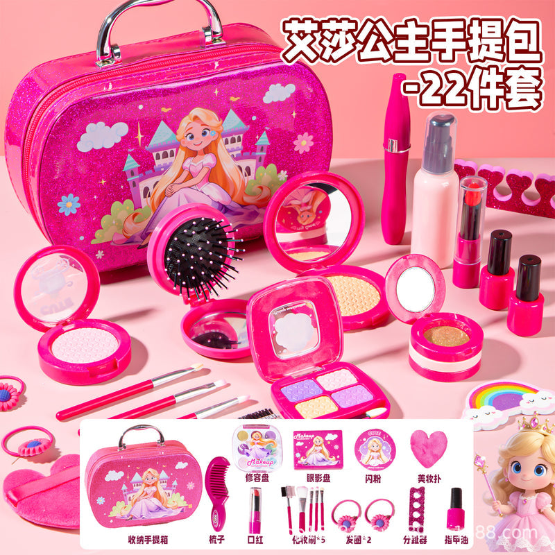 Children's Simulated Cosmetics Toys for Girls, Dress-Up and Pretend Play Accessories, Beauty Princess Set Gifts, Cross-Border