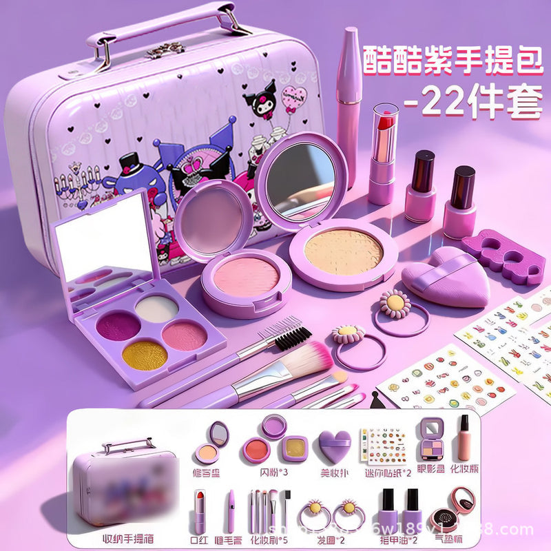 Children's Simulated Cosmetics Toys for Girls, Dress-Up and Pretend Play Accessories, Beauty Princess Set Gifts, Cross-Border
