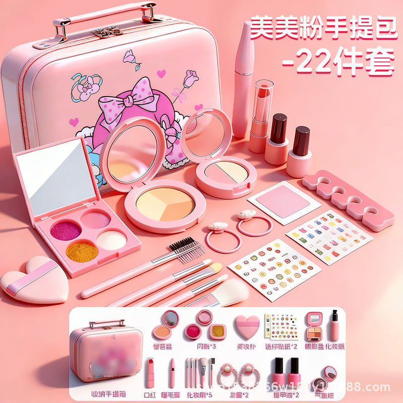 Children's Simulated Cosmetics Toys for Girls, Dress-Up and Pretend Play Accessories, Beauty Princess Set Gifts, Cross-Border