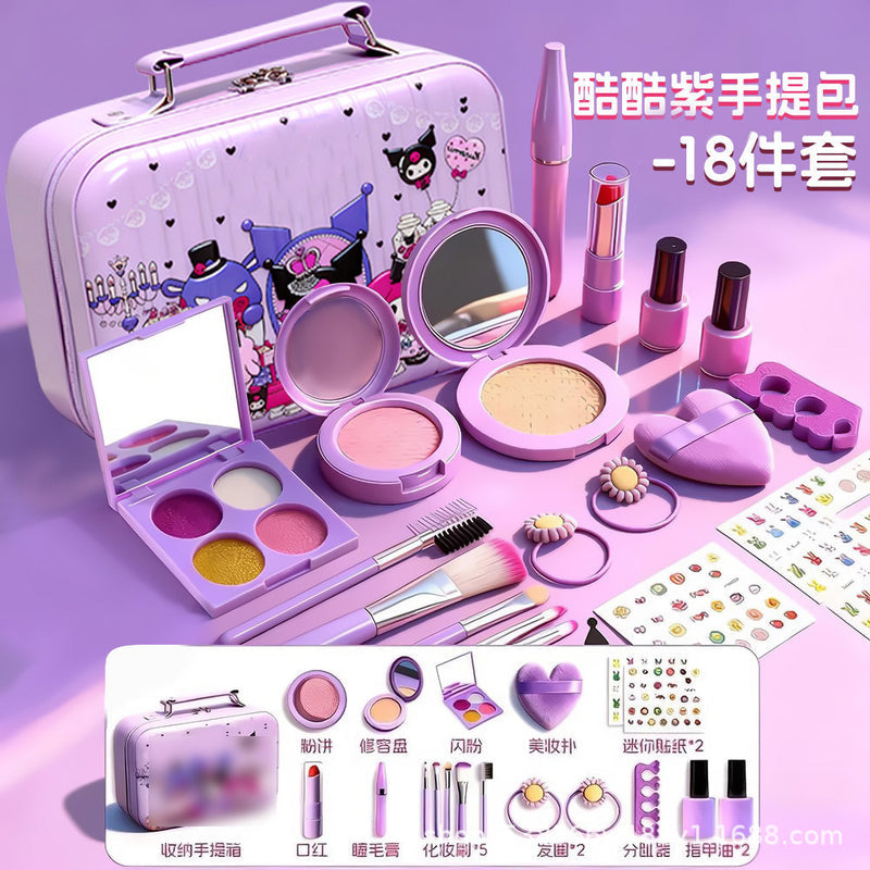 Children's Simulated Cosmetics Toys for Girls, Dress-Up and Pretend Play Accessories, Beauty Princess Set Gifts, Cross-Border