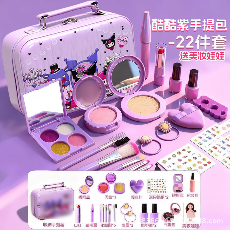 Children's Simulated Cosmetics Toys for Girls, Dress-Up and Pretend Play Accessories, Beauty Princess Set Gifts, Cross-Border