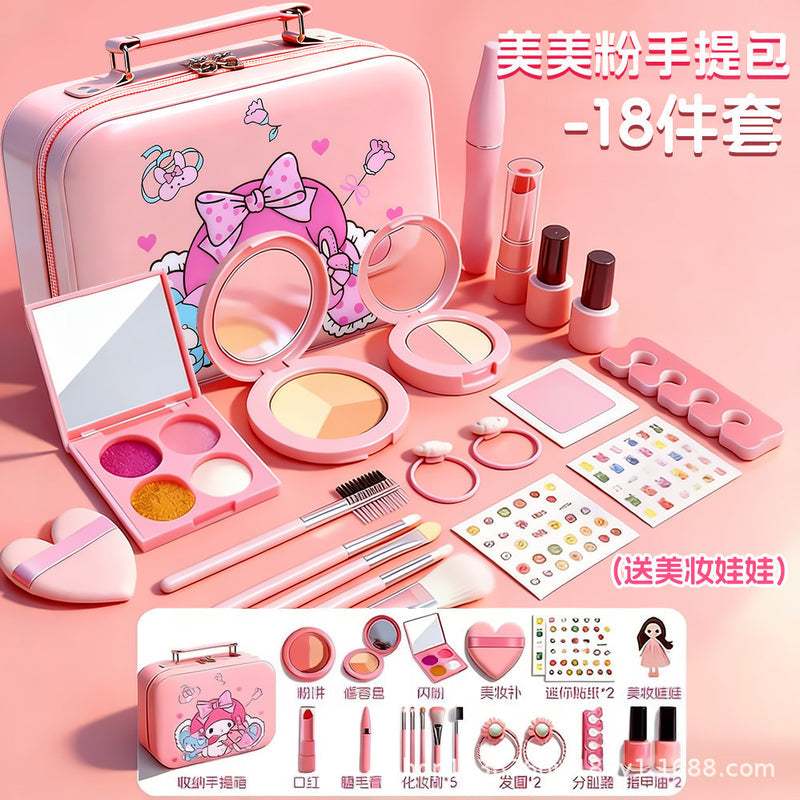 Children's Simulated Cosmetics Toys for Girls, Dress-Up and Pretend Play Accessories, Beauty Princess Set Gifts, Cross-Border