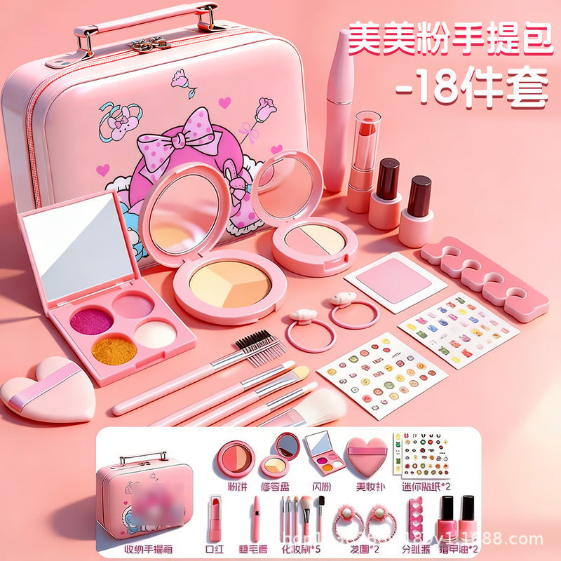 Children's Simulated Cosmetics Toys for Girls, Dress-Up and Pretend Play Accessories, Beauty Princess Set Gifts, Cross-Border