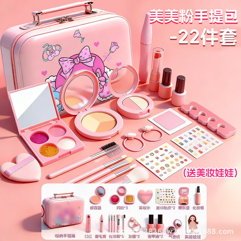 Children's Simulated Cosmetics Toys for Girls, Dress-Up and Pretend Play Accessories, Beauty Princess Set Gifts, Cross-Border