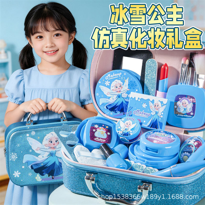 Children's Simulated Cosmetics Toys for Girls, Dress-Up and Pretend Play Accessories, Beauty Princess Set Gifts, Cross-Border